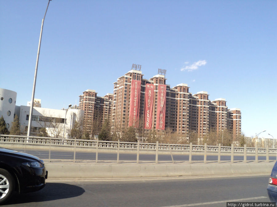 Пекин из окна машины Пекин, Китай