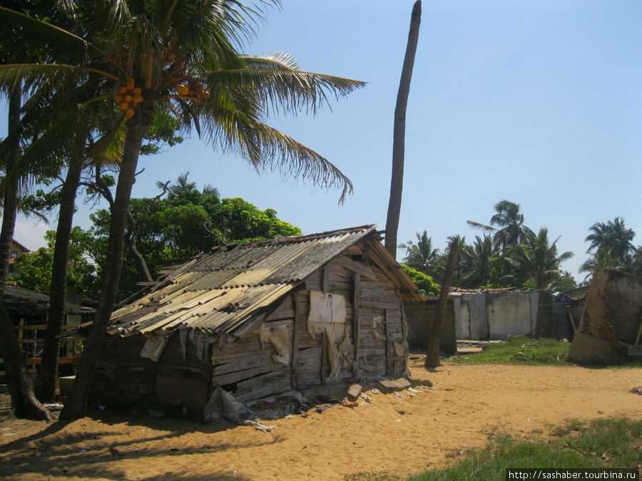 рыбацкая деревня Шри-Ланка