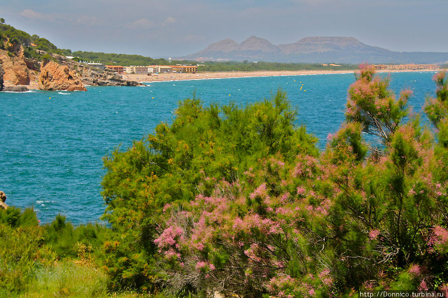 и вот уже вновь виден знакомый пляж Палс... Са-Риера, Испания