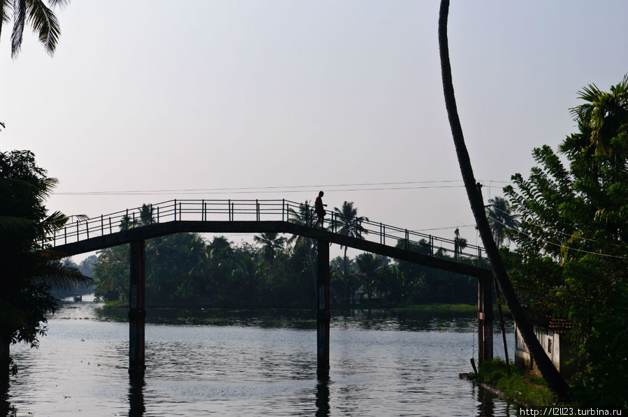 Мосты для местных жителей Аллеппи, Индия