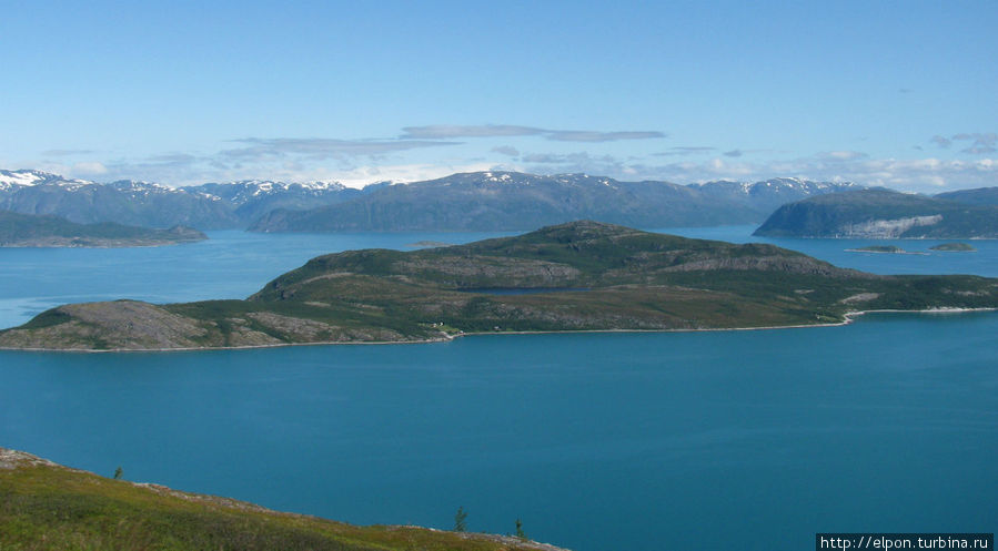 Вид с перевала Северная Норвегия, Норвегия