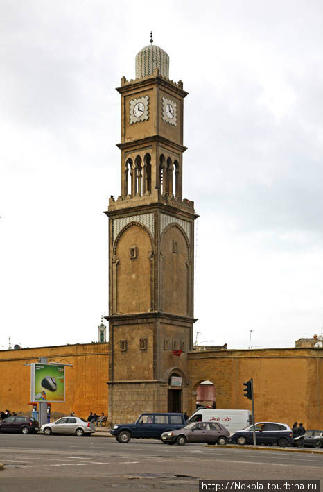 Медина. Часовая башня Касабланка, Марокко
