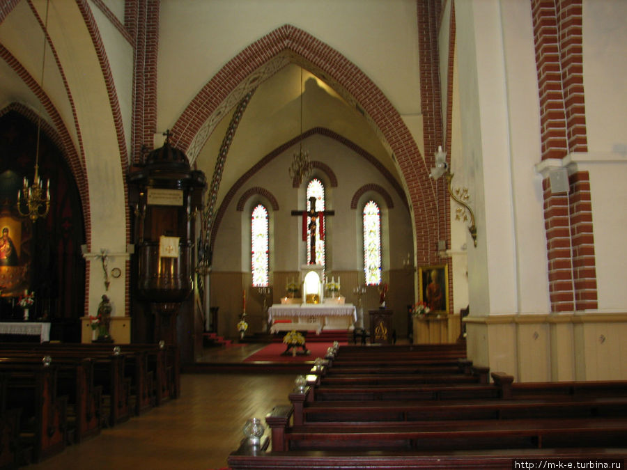 Внутри церкви Святого Якоба Рига, Латвия