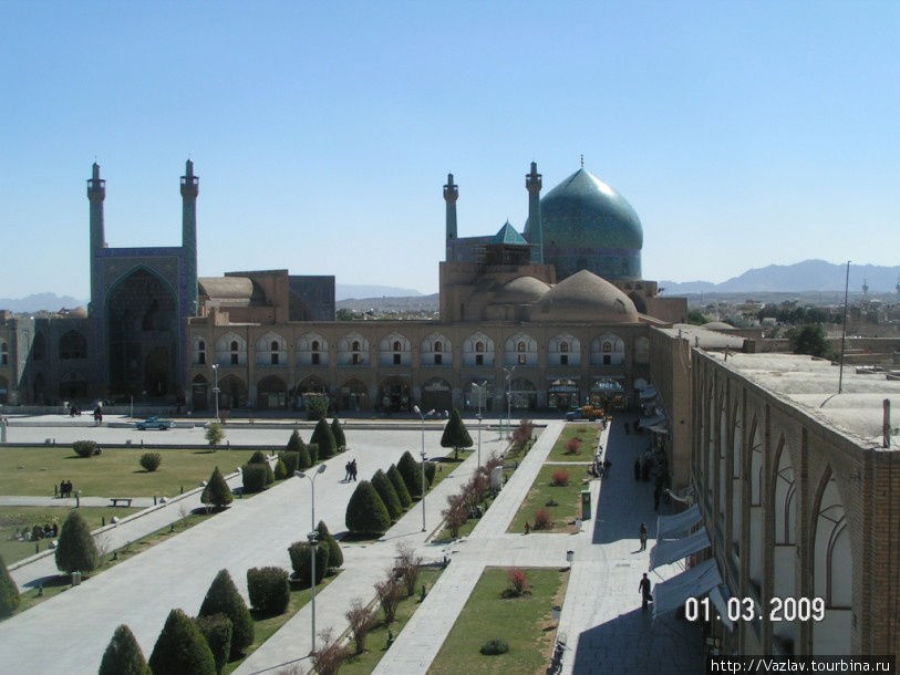 Вид сверху Исфахан, Иран
