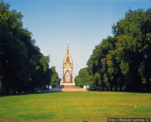 Гайд-парк. Мемориал принца Альберта Лондон, Великобритания