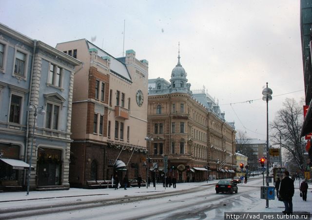 Улицы рождественского Турку Турку, Финляндия