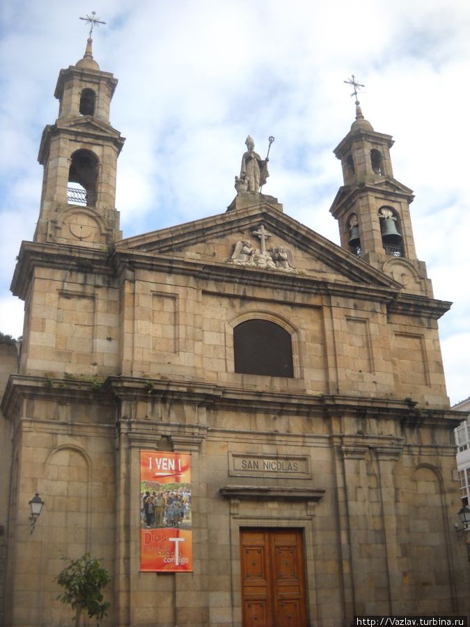 Фасад церкви Ла-Корунья, Испания