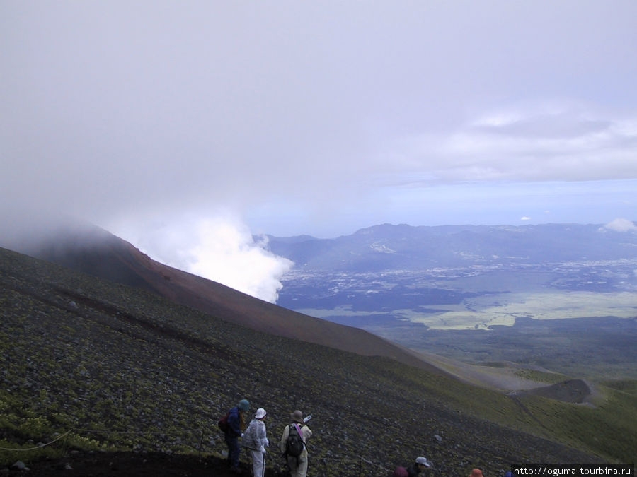 Подъём на Фудзи. Попытка первая, неудачная Фудзияма (вулкан 3776м), Япония