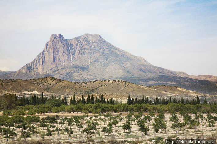 Гора Пуиг Кампана Автономная область Валенсия, Испания