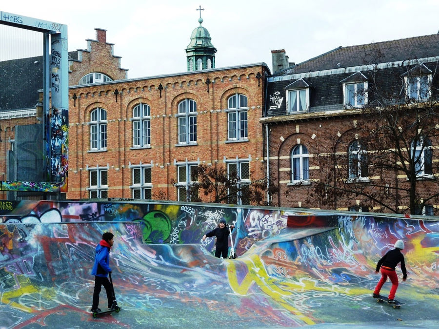 На Place de la Chapelle Брюссель, Бельгия