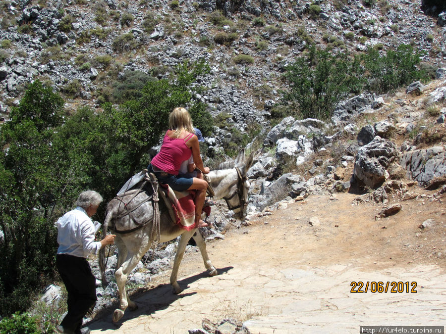 Дорога к пещере Зевса Остров Крит, Греция