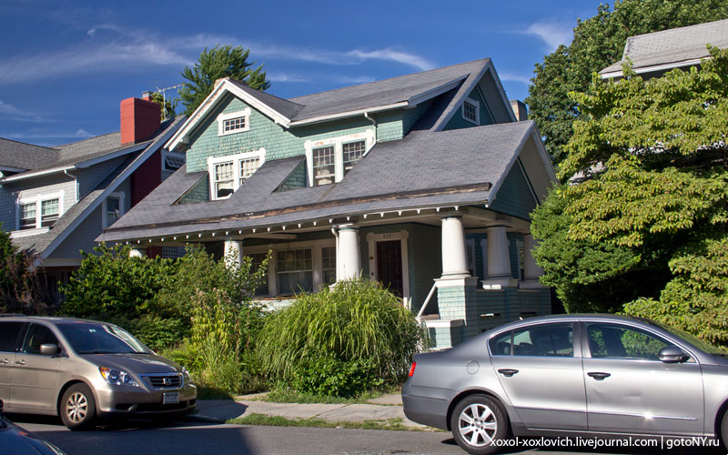 Ditmas Park — дома в Викторианском стиле Нью-Йорк, CША