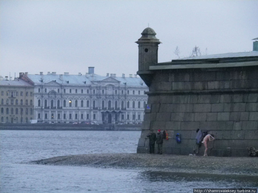 Спящая Петропавловская крепость Санкт-Петербург, Россия