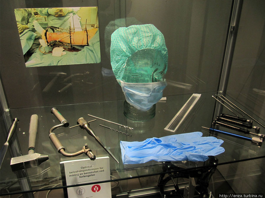 Хирургические инструменты, использующиеся при операциях по методу Илизарова. Осло, Норвегия