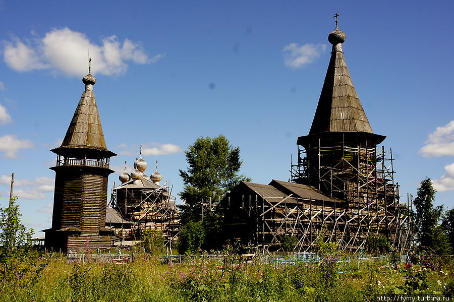 Лядины. Церкви 1743 и 1793 Россия