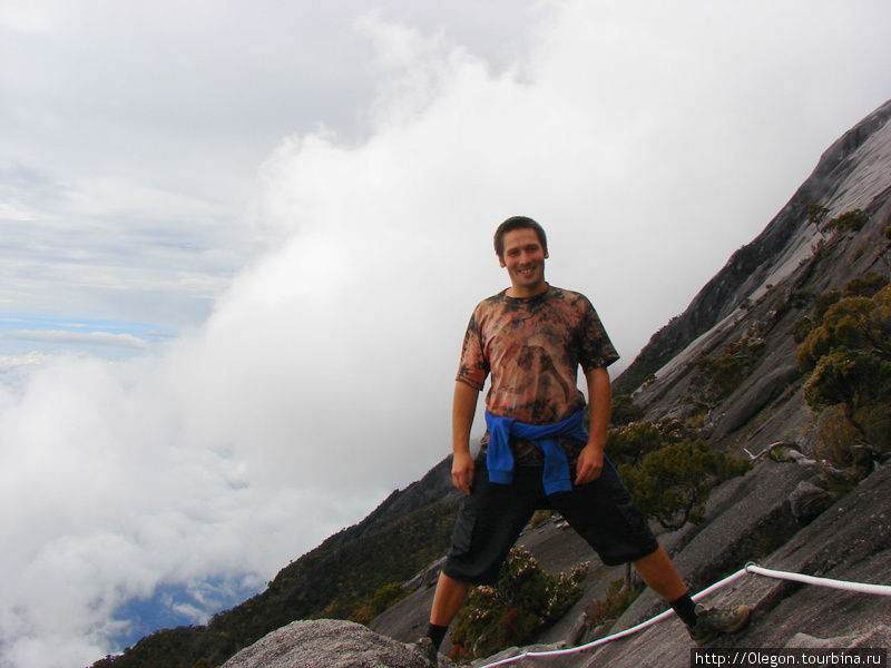 Олег Семичев при подъёме на гору Кинабалу Кота-Кинабалу, Малайзия