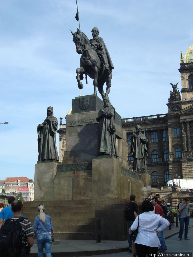 Памятник св. Вацлаву Прага, Чехия