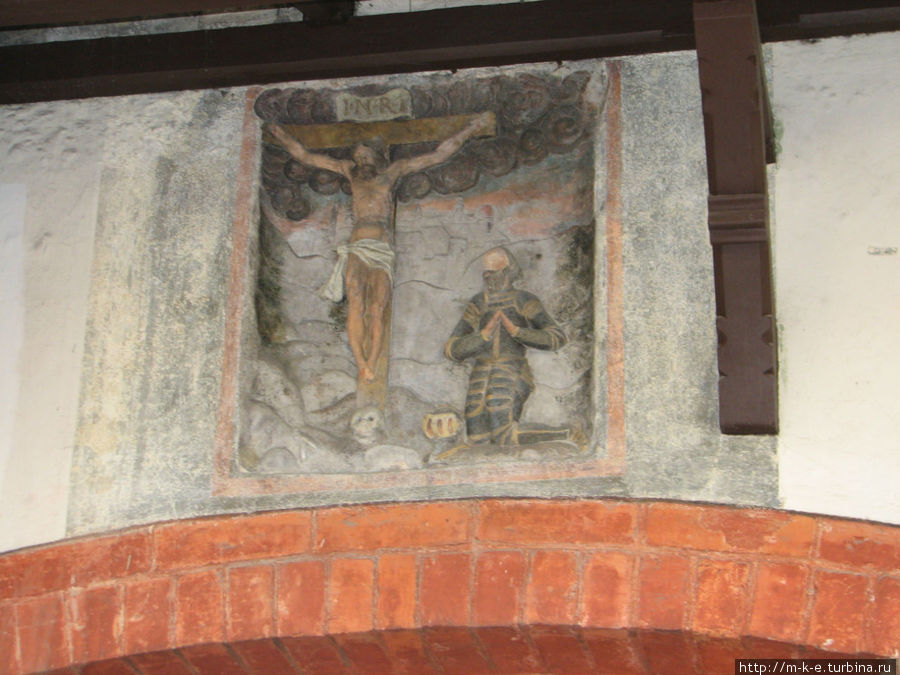 Часть эпитафии, уцелевшая после зачисток Домского собора Рига, Латвия