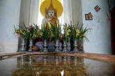 Покрытый водой отпечаток ступни Будды