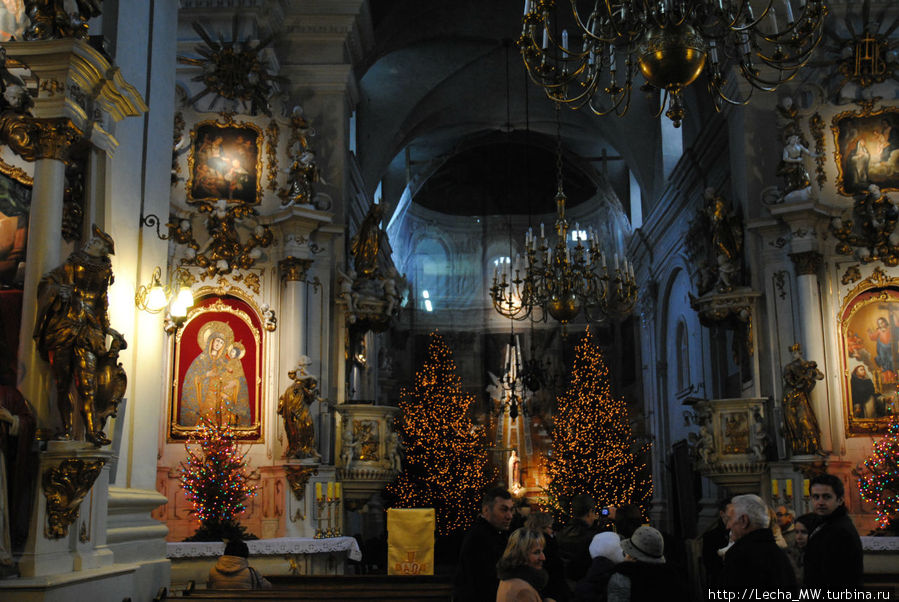 Внутри собора Люблин, Польша