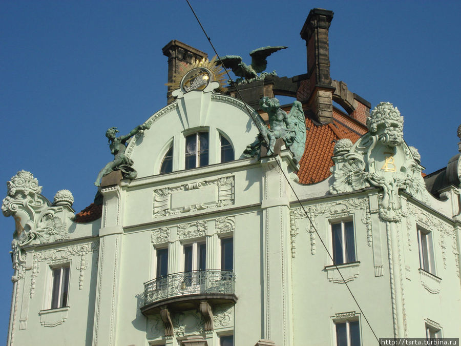 Даже крыши домов впечатляют Прага, Чехия