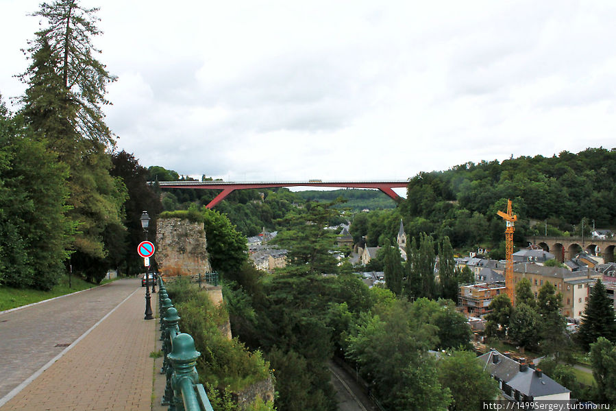 Люксембург с высоты крепости Петруссе Люксембург, Люксембург