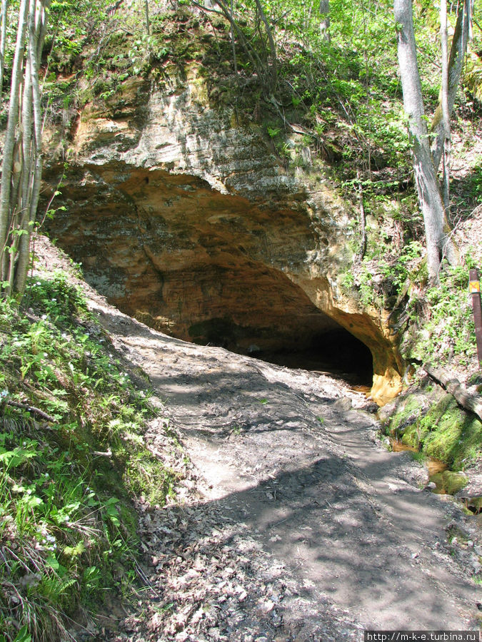 пещера Маза Сигулда, Латвия