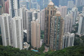 вид на Гонконг с высоты в 552 метра (Пик Виктория)