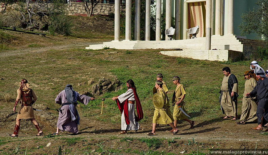 Страсти Христовы в прямом эфире в деревне Риогордо