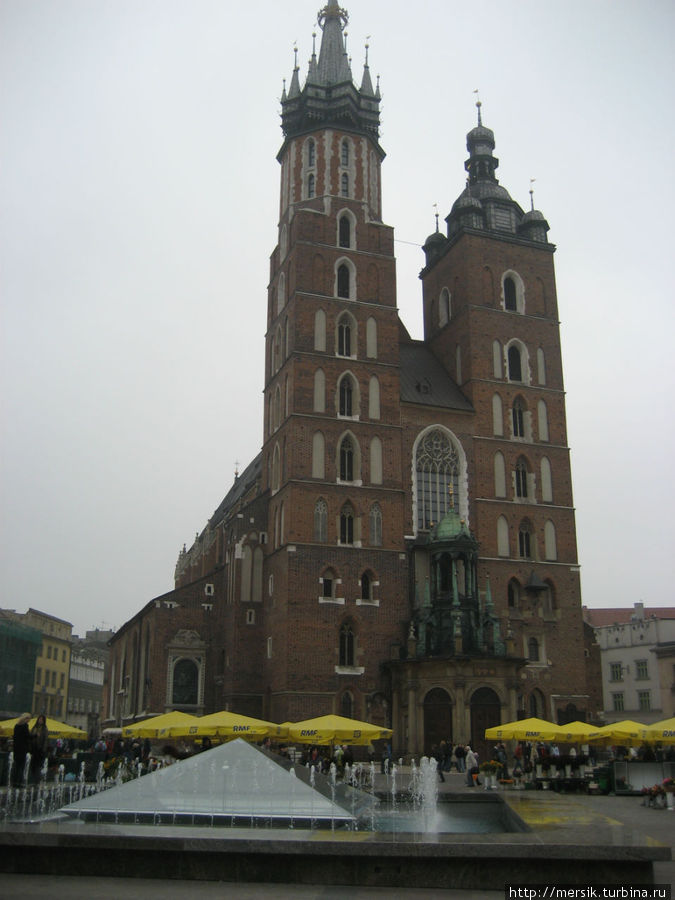 Краков: старый город и река Висла Краков, Польша