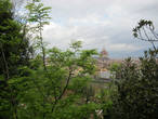 Вид на город с пллощади Микеланджело.