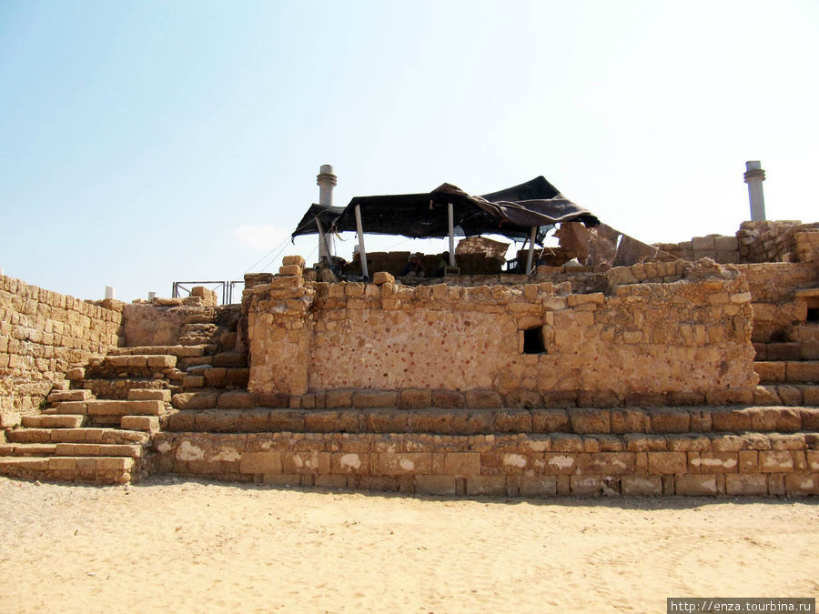 Кейсария Палестинская. Город Ирода и крепость крестоносцев Кесария, Израиль