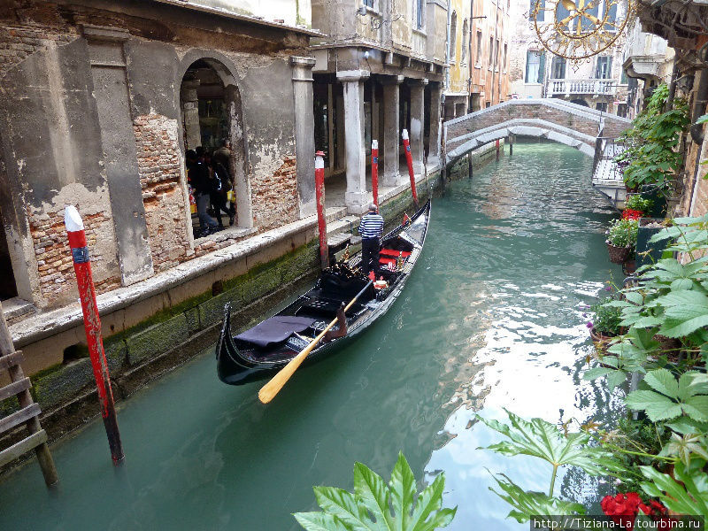 Зеленая вода Венеция, Италия