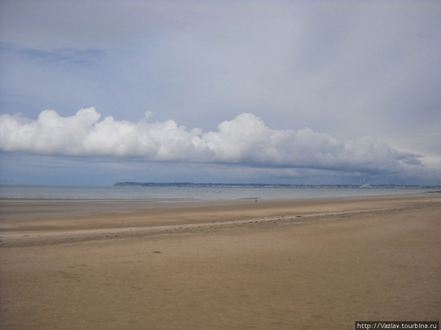 Панорама пляжа Трувиль-сюр-Мер, Франция