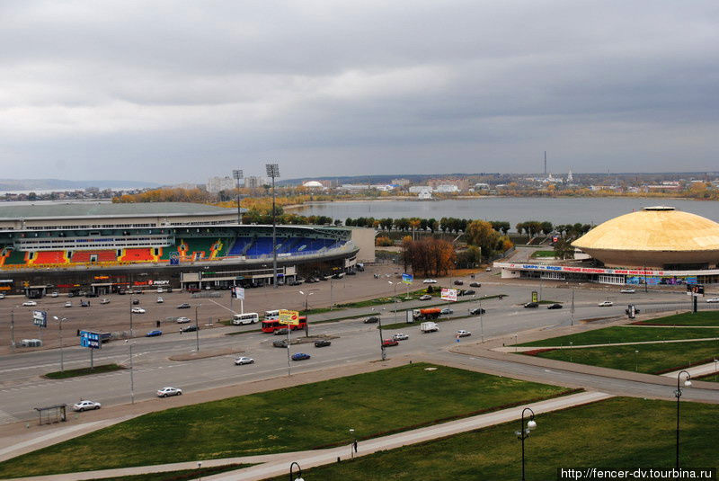 Казань со стен Кремля Казань, Россия