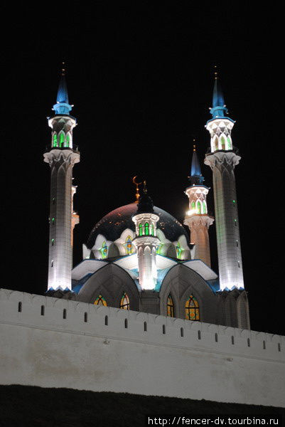 Сияющая голубая мечеть Казань, Россия