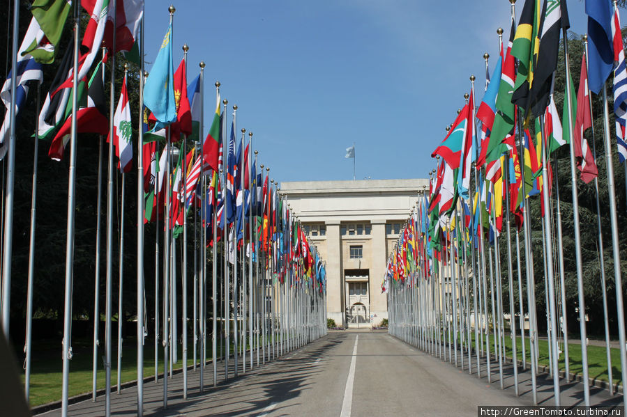 здание ООН. Женева, Швейцария