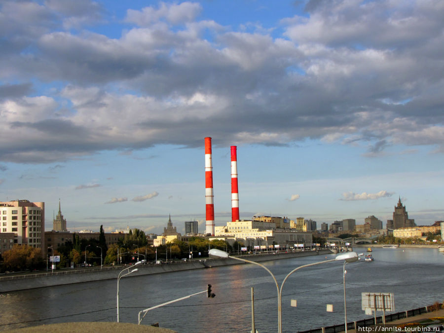 Вид с моста. Москва, Россия