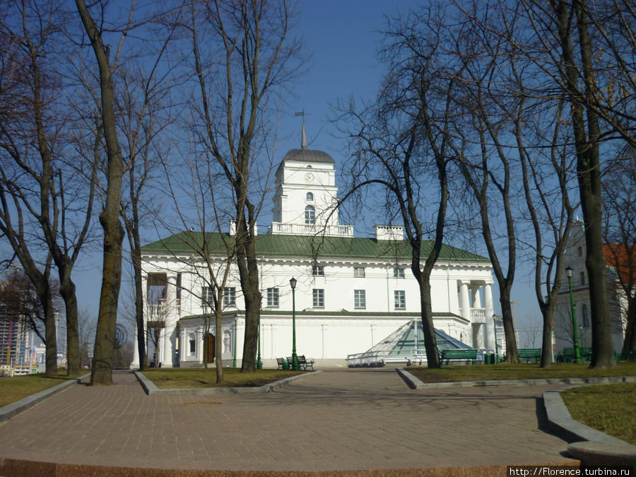 Верхний город. Восстановленная ратуша Минск, Беларусь