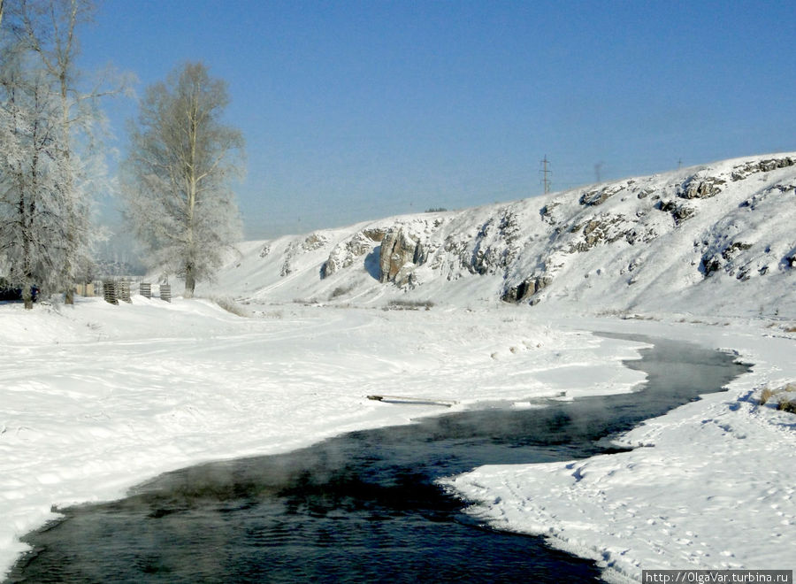 Река Чусовая в Новоуткинске Первоуральск, Россия