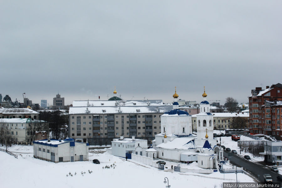 вид со смотровой площадки Казань, Россия