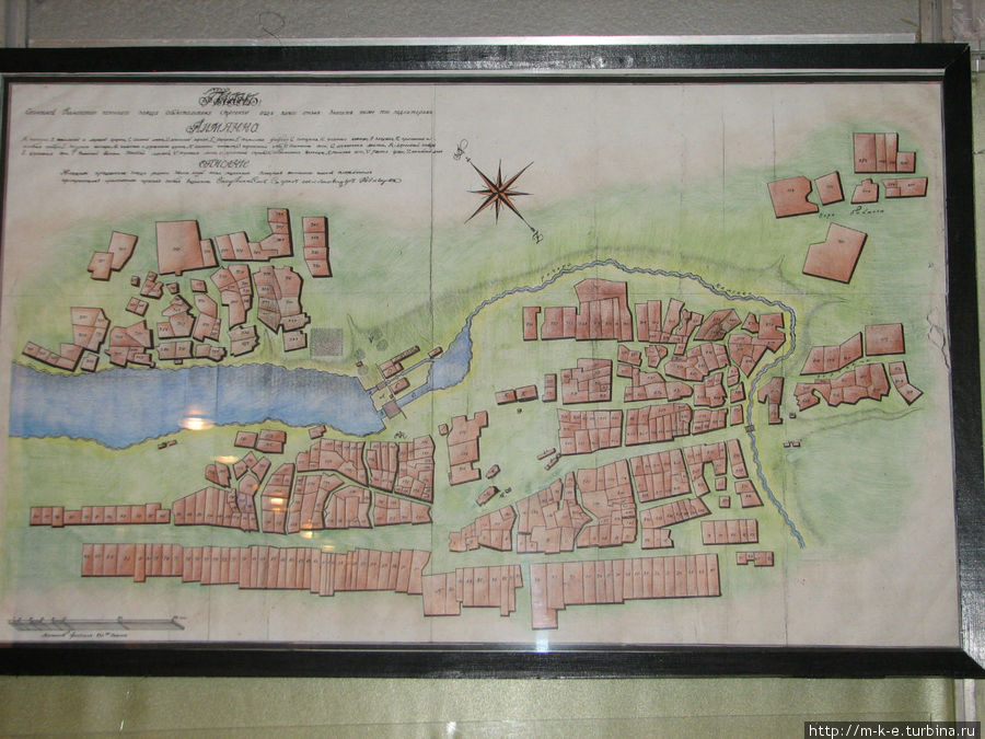 Город 18 веке — карта