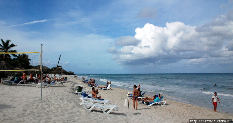 Пляж в America Plaza на Варадеро Куба