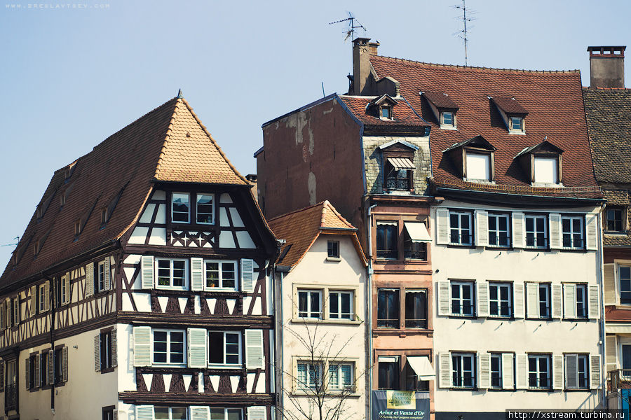 Домики, как игрушечные:) Страсбург, Франция