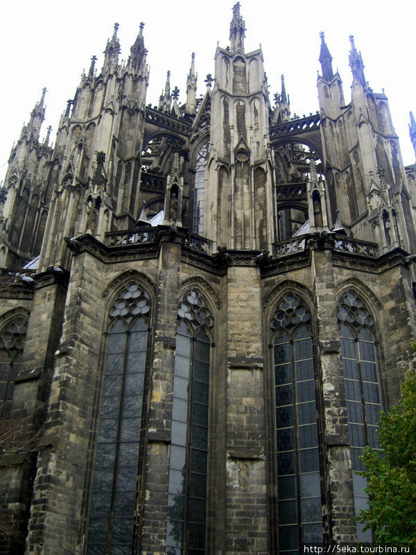Обратная сторона собора Кёльн, Германия