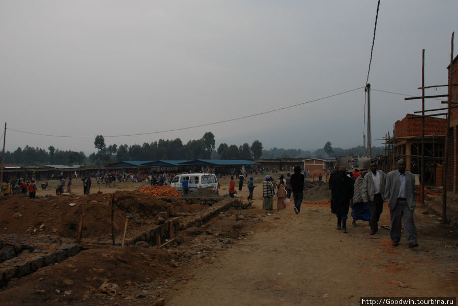Улица, ведущая к рынку Руанда