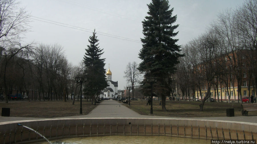 Вид на церковь Александра Невского со стороны улицы Советской Балашиха, Россия