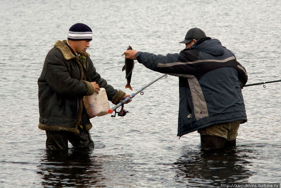 Рыбалка. Озеро Малык, Россия