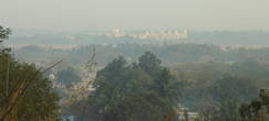 Вид на Майсур с холма, где находится храм Чамунди