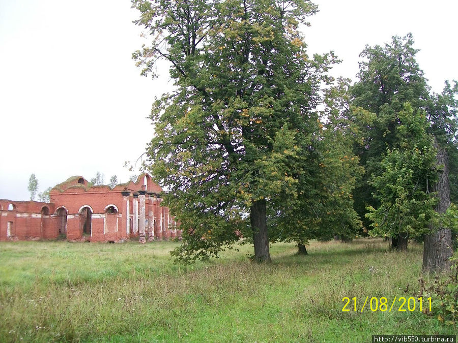 Исторические руины  в Селищах под Великим Новгородом Селищи, Россия